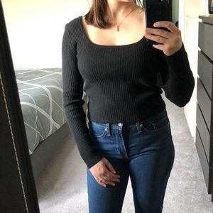 NWT Old Navy Ribbed Long Sleeve Top